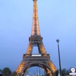 Tour Eiffel at Dusk, Paris, France