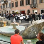 Fontana della Barcaccia, Piazza di Spagna, Rome