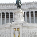 Close-up of Monumento Nazionale (National Monument) a Vittorio Emanuele II, Rome