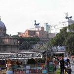 View Toward Forum From Colosseum Lot, Rome